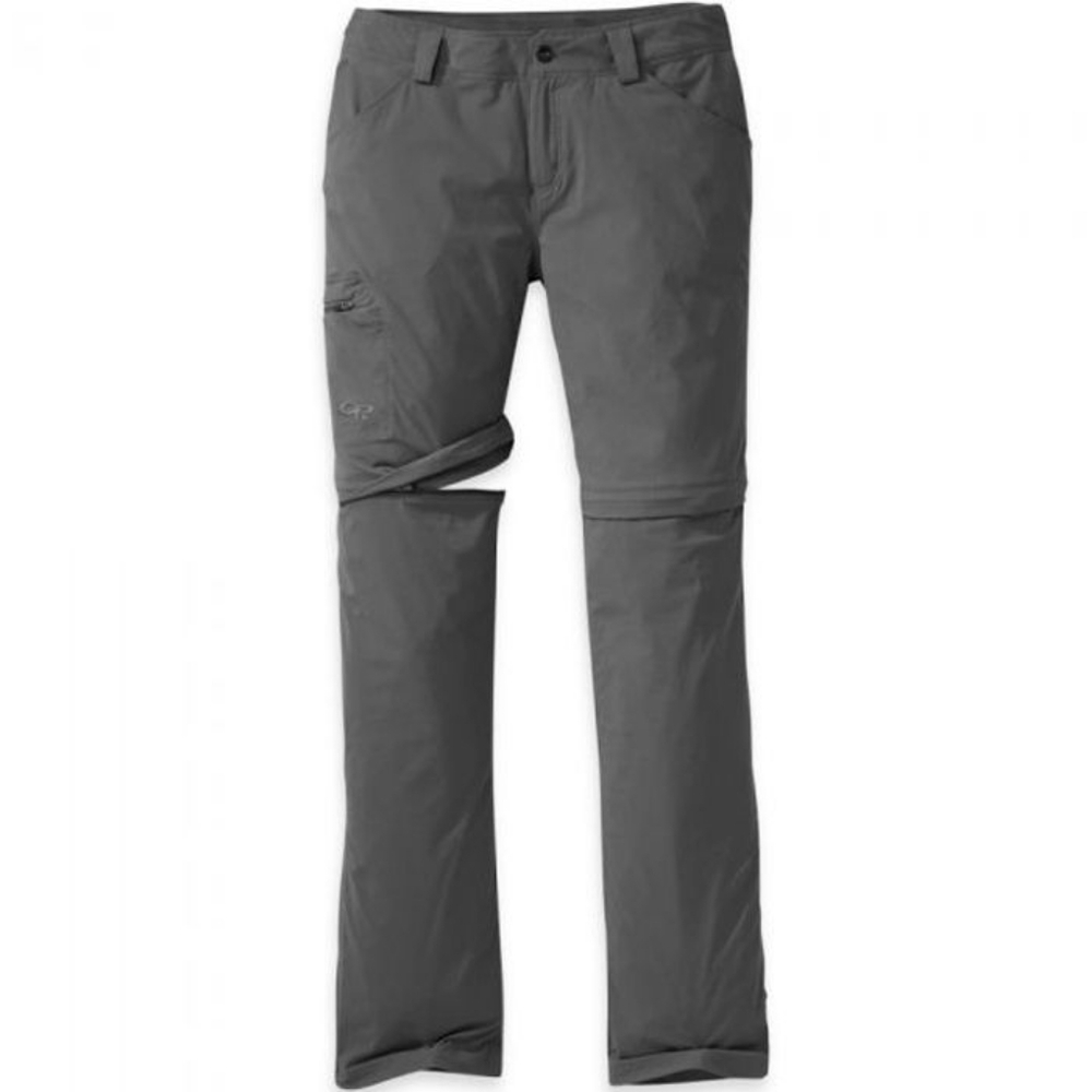 Outdoor Research Womens Equinox Convert Pants Size 8 Gray Outdoor‎ Lightweight